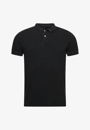 Superdry Vint Destroy - Polo - schwarz 