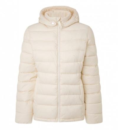 Pepe_jeans   															 					Veste Maddie en blanc cassé 