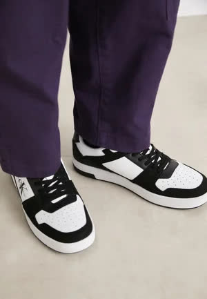 Calvin_klein Basket Cupsole - Baskets basses - bright white/black 