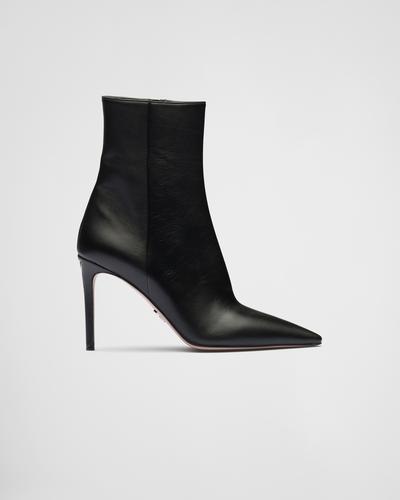 Prada Bottines en cuir nappa 