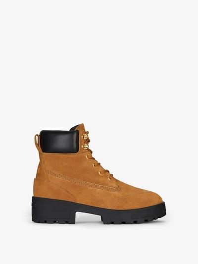 Givenchy Bottines Trekker en suède 