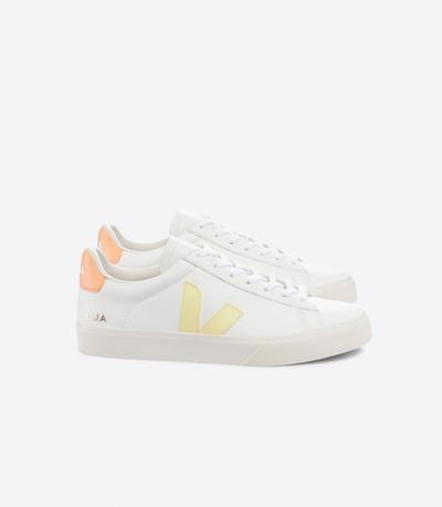 Veja Campo Chromefree Leather White Sun Peach 