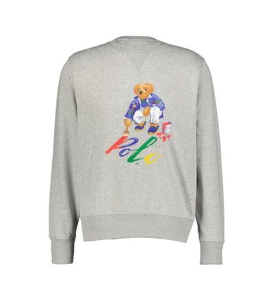 Ralph_lauren Polo   															 					Bear logo jumper grey 