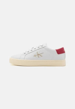 Calvin_klein Classic Cup Lace Up  - Baskets basses - bright white/creamy white/garnet 