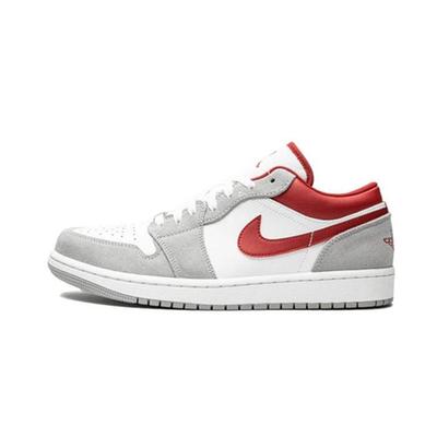 Jordan Air Jordan 1 Low Se Light Smoke Grey Gym Red 