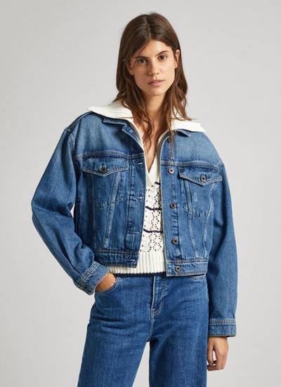 Pepe_jeans Veste En Denim DÉCONTRACTÉE 