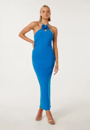 Forever_new Ariana Rosette Halter Bodycon - Robe de cocktail - blue glow 