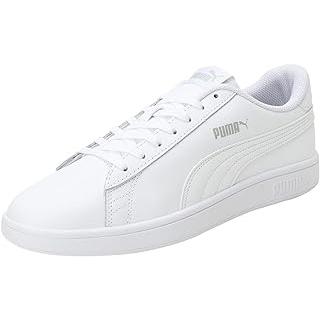 Puma Unisex Smash V2 L Baskets,  White  White, 42 Eu 