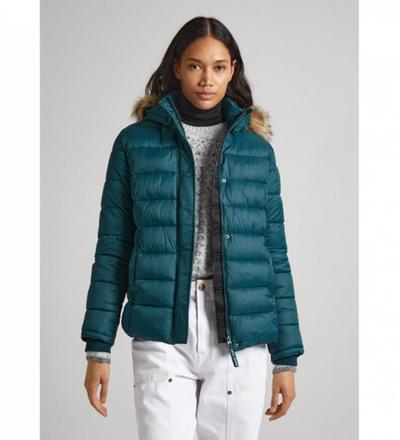 Pepe_jeans   															 					Veste courte May verte 