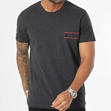 Hugo_boss Tee Shirt 50499335 Gris Anthracite Chiné 