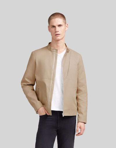 Ikks Beige short jacket with zipped pockets 