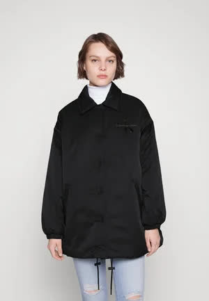 Calvin_klein_jeans Oversized Padded Coach Jacket - Manteau court - black 