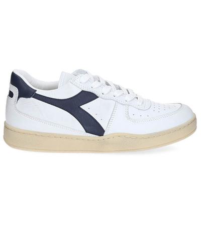 Veja Baskets homme Mi Low Used Blanc/Bleu Nuits 