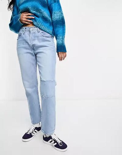 Levis Levi's - 501 - Jean court - Bleu clair 