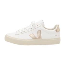 Veja Baskets  Women Campo Chromefree Cuir Extra-White Platine 