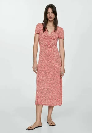 Mango Poma - Robe de jour - rosso 