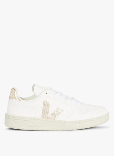 Veja V-10 Chromefree - Baskets basses en cuir 