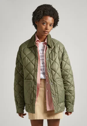 Pepe_jeans Shine - Manteau d'hiver - olivine green 