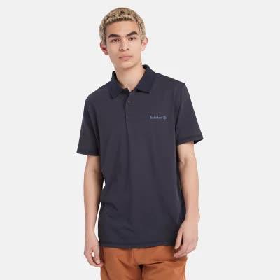 Timberland Polo à séchage rapide pour homme en bleu marine 