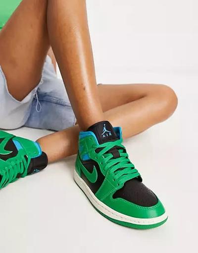 Jordan Jordan - Air Jordan 1 Mid - Baskets mi-hautes - Vert trèfle 