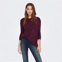 Only  Pulls Onlamalia Femme Bordeaux 