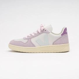 Veja Baskets  Women V10 Cuir Gravier Menthol Parme 