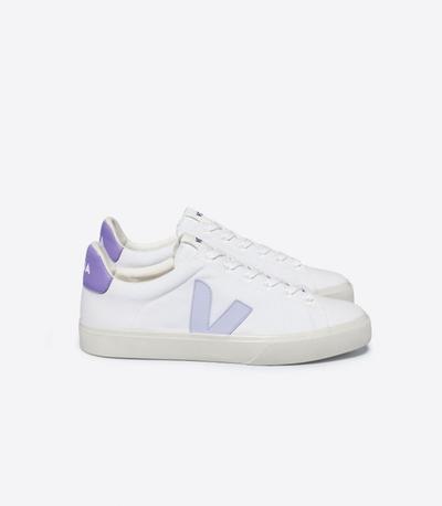 Veja Campo Canvas White Swan Lavande 