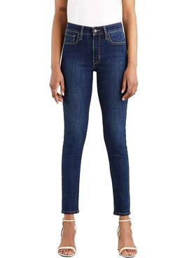 Levis Jeans  721 High Rise Skinny Bleu 