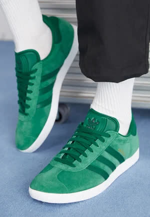 Adidas Gazelle - Baskets basses - tech forest/collegiate green/footwear white 