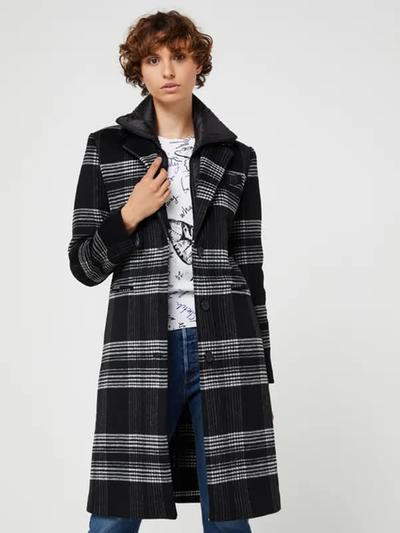 Desigual Manteau Empiècement Doudoune - Gris 