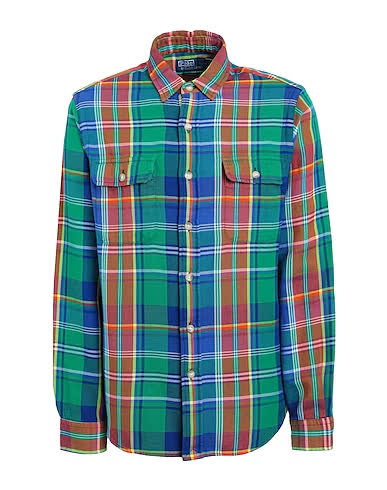 Ralph_lauren Classic Fit Plaid Twill Workshirt 