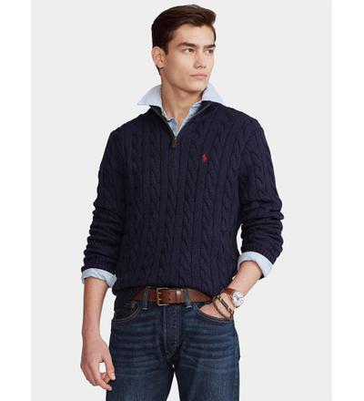 Ralph_lauren Polo   															 					Ocho navy jumper 