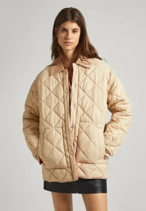 Pepe_jeans Shine - Manteau d'hiver - beige 