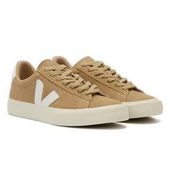 Veja  campo womens dune / white trainers 