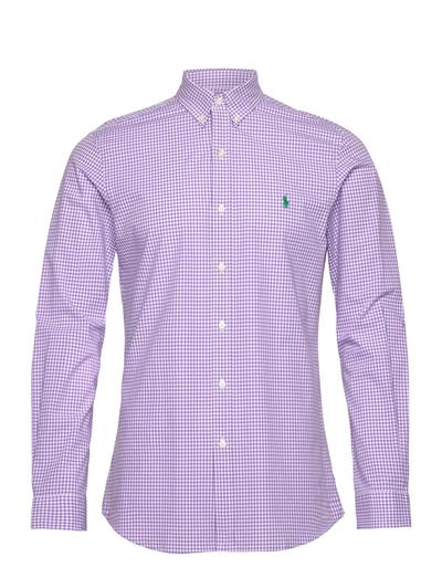 Ralph_lauren Slim Fit Gingham Stretch Poplin Shirt 
