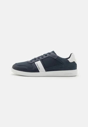 Calvin_klein Lace Up Mix - Baskets basses - navy 