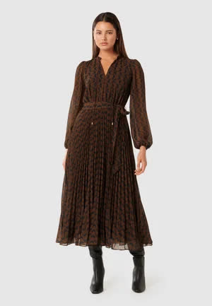 Forever_new Larsa Pleated Keyhole - Robe de soirée - dark harper geo 