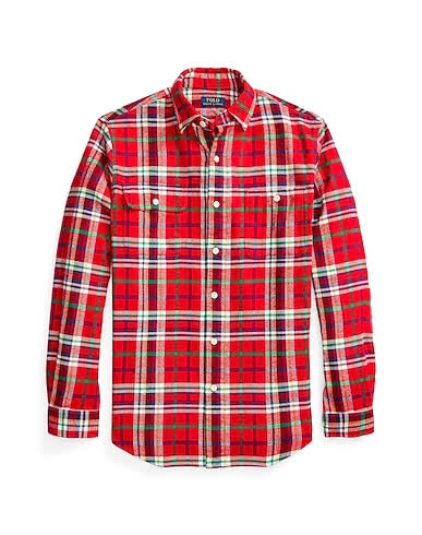 Ralph_lauren Classic Fit Plaid Flannel Workshirt 