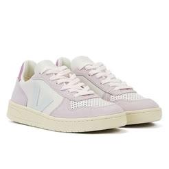 Veja  v-10 women's menthol/parme trainers 