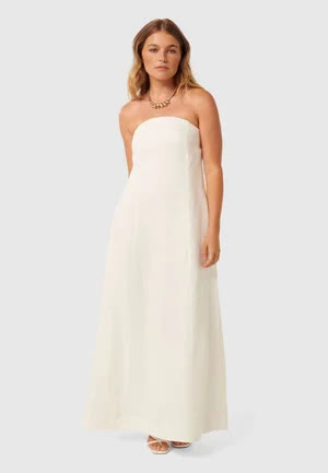 Forever_new Strapless Dress - Robe longue - porcelain 