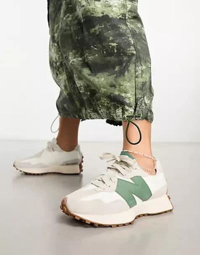 New_balance  - 327 - Baskets - Vert/blanc 