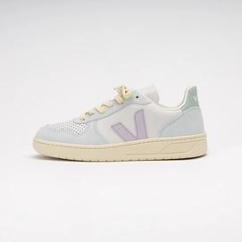 Veja Baskets  Women V10 Cuir Gravier Parme Menthol 