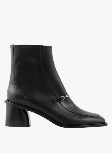 Sandro Amber - Bottines en cuir lisse 