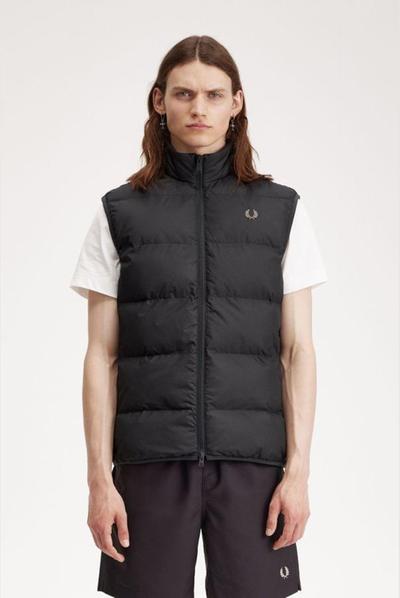 Fred_perry Veste sans manches isolante                                                                   Grís                                        Gris ancre 