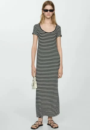 Mango Venice - Robe longue - černá 