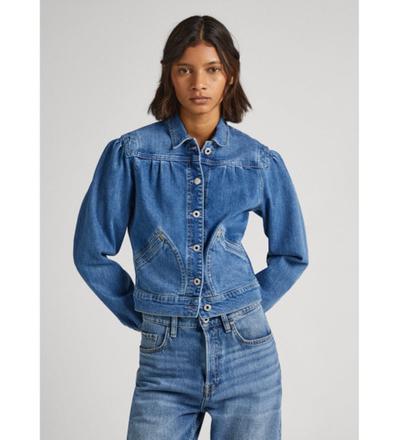 Pepe_jeans   															 					Veste Nancy bleue 