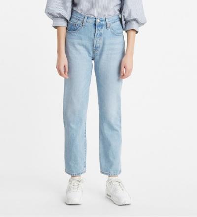 Levis Levi's  															 					Jeans 501 Crop Ojai Luxor bleu clair 