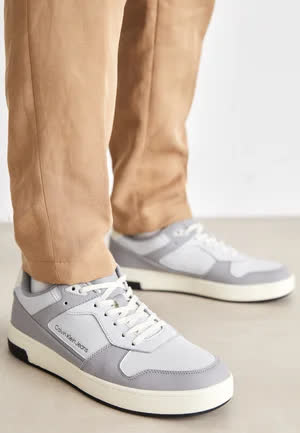 Calvin_klein Basket Cupsole  - Baskets basses - oyster mushroom/formal grey 