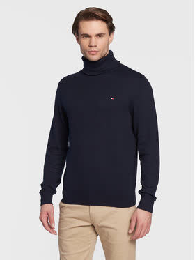 Tommy_hilfiger Pull à col roulé · Bleu marine 