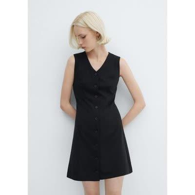 Mango Robe courte boutonnée 